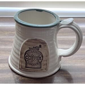 Signed XL Durango Coffee Company Stoneware Pottery Coffee Mug Old Logo Rare